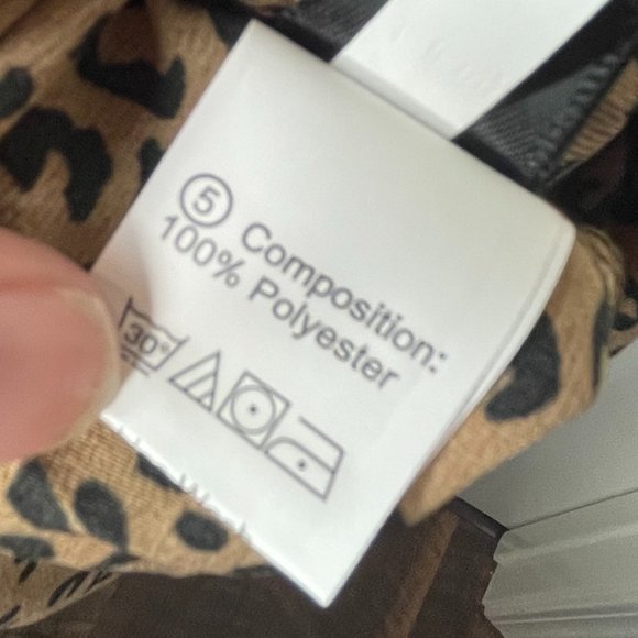 👗 Shein | NWOT Long Sleeved Leopard Print Dress | Size L - Picture 6 of 7